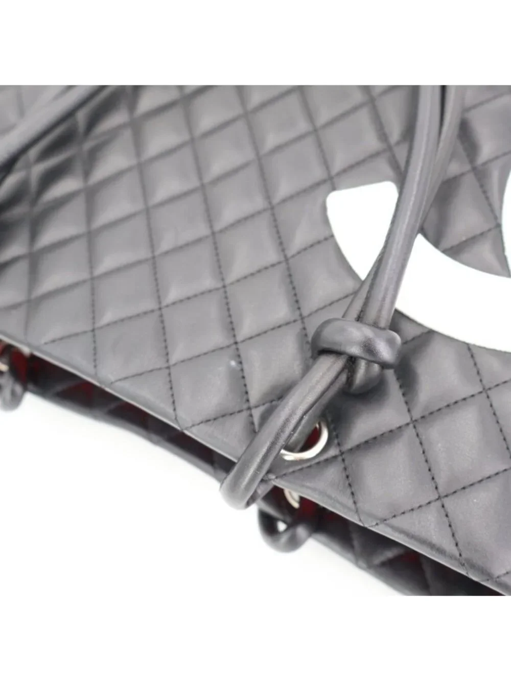 Chanel Cambon Line CC Logo Large Tote Shoulder Bag